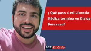 licencia médica termina en día de descanso