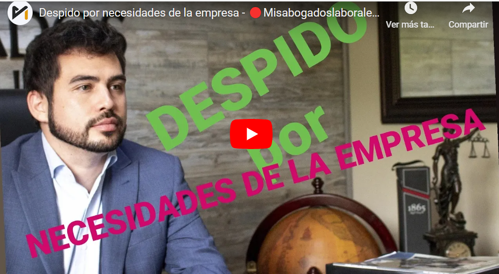 Miniatura de video sobre Despido por artículo 161