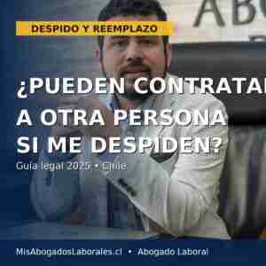 me pueden despedir y contratar a otra persona