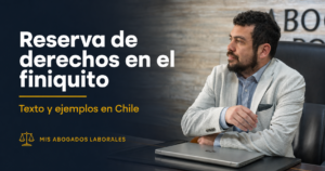 reserva derechos en el finiquito